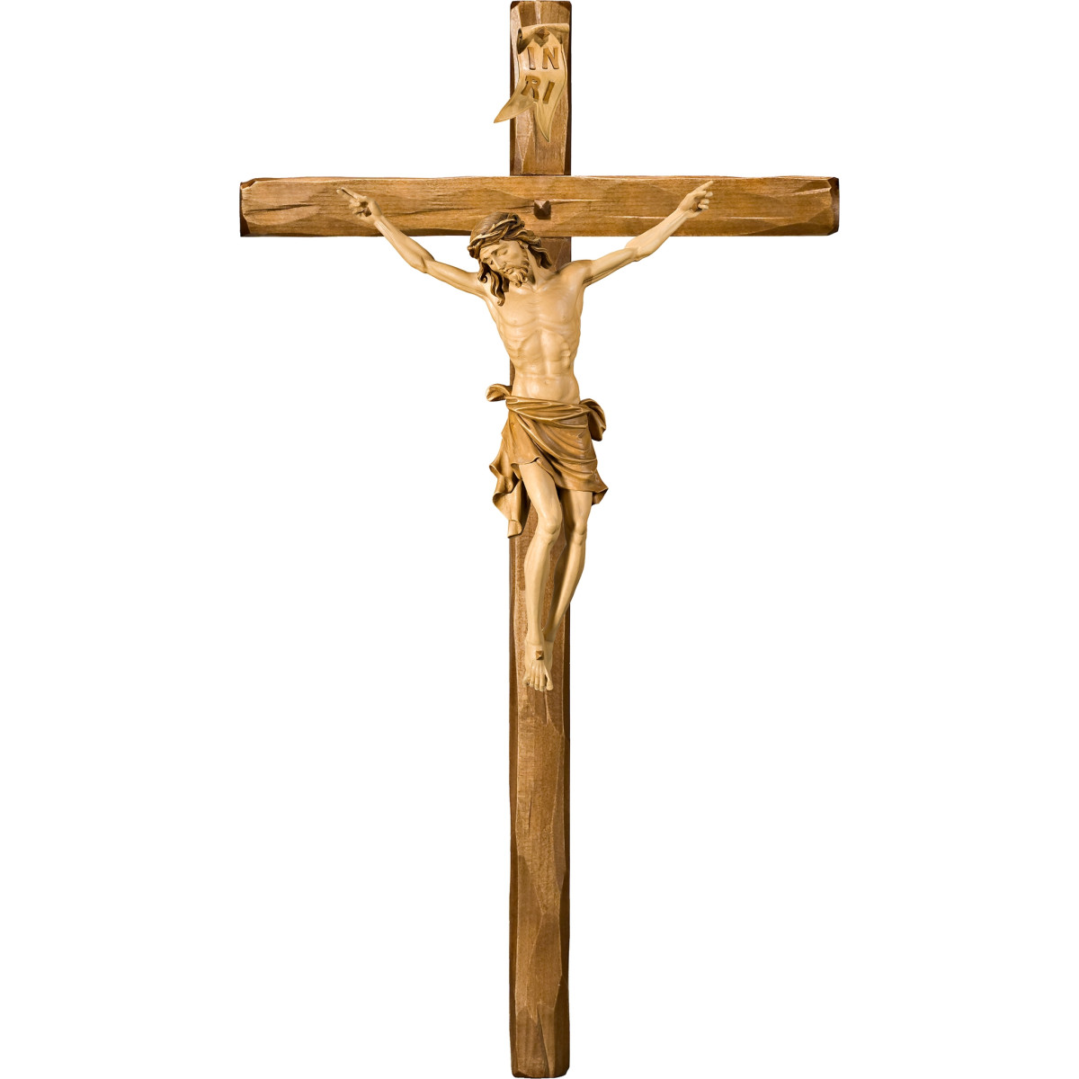 Cristo Pisa en cruz recta